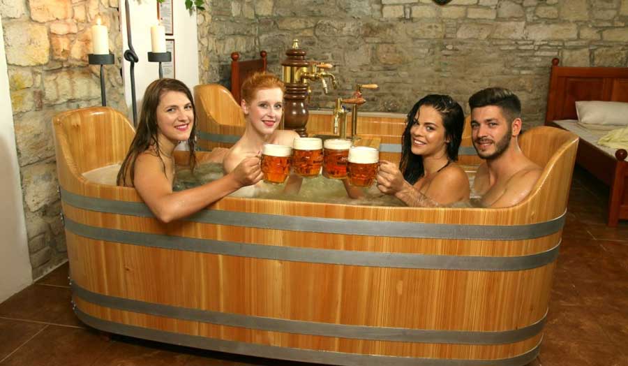 Spa alla birra a Praga - Foto pivnilaznebernard.cz